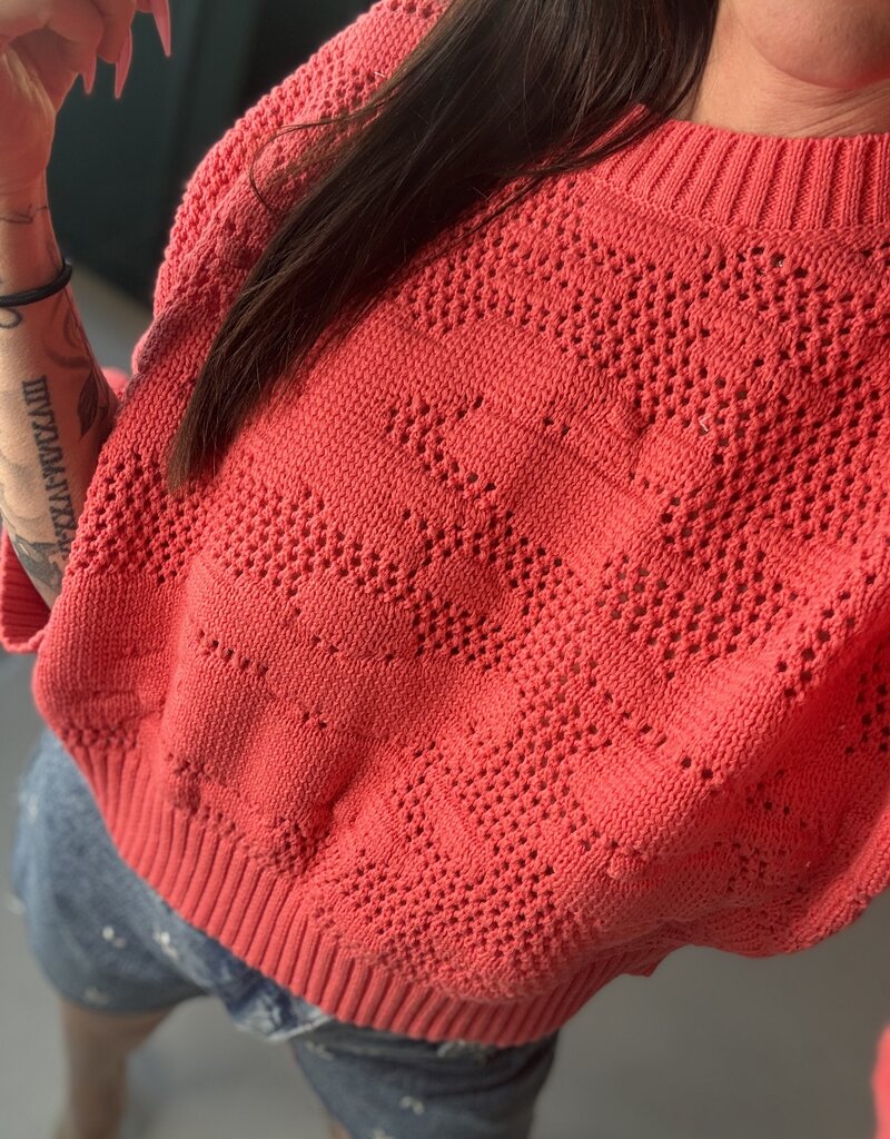 Coral Sweater