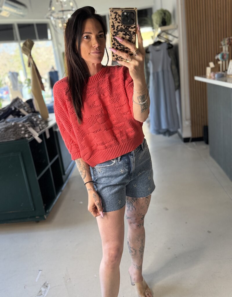 Coral Sweater
