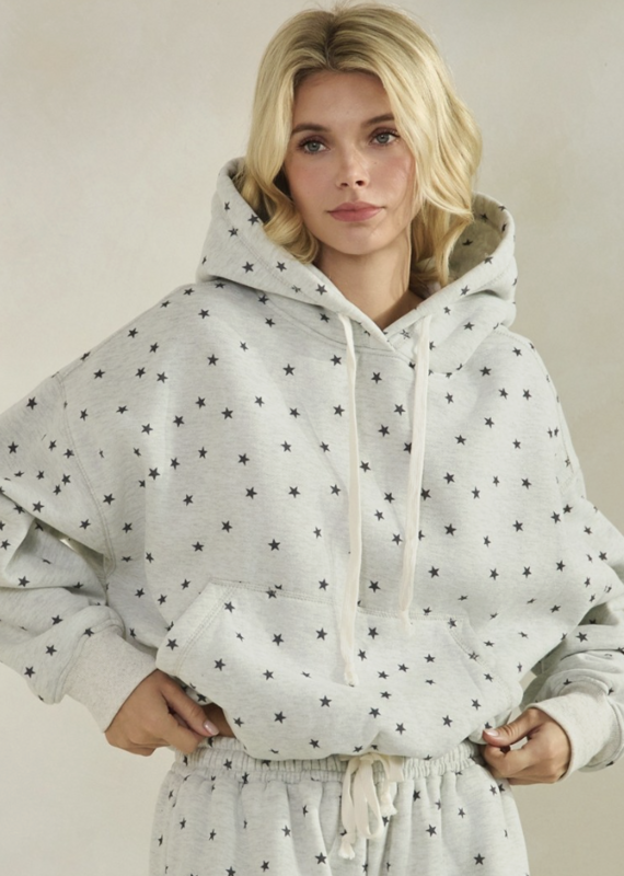 Grey Star Hoodie
