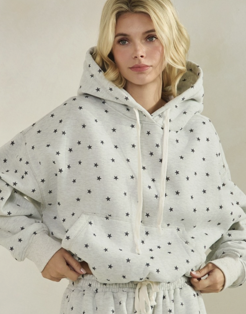 Grey Star Hoodie