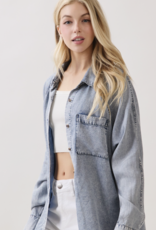 TENCEL COLLAR NECK BUTTON DOWN SHIRTS.  100% TENCEL MADE IN VIETNAM Ted Top