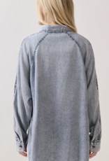 TENCEL COLLAR NECK BUTTON DOWN SHIRTS.  100% TENCEL MADE IN VIETNAM Ted Top