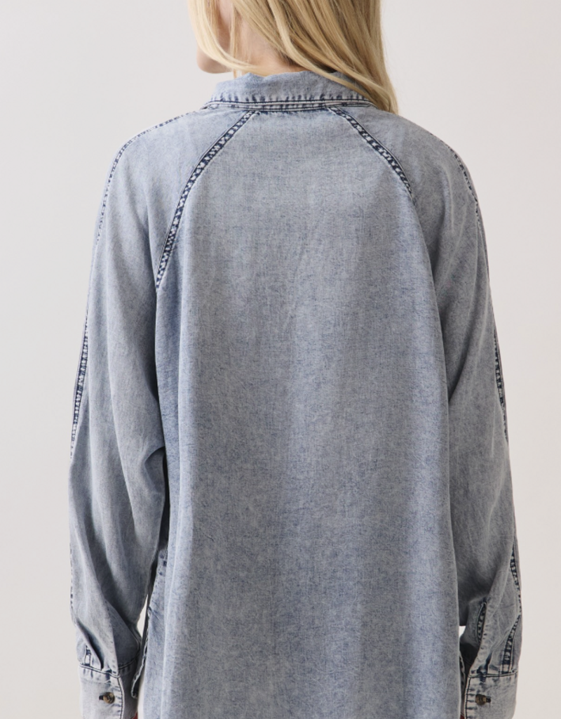 TENCEL COLLAR NECK BUTTON DOWN SHIRTS.  100% TENCEL MADE IN VIETNAM Ted Top