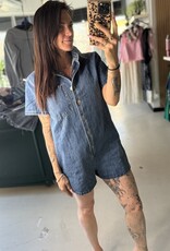 Denim Romper