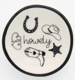 Ring Dish Howdy Western