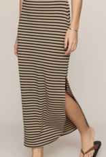 Ainslie Stripe Midi Skirt