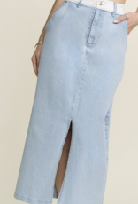 Two Toned Dnim Skirt