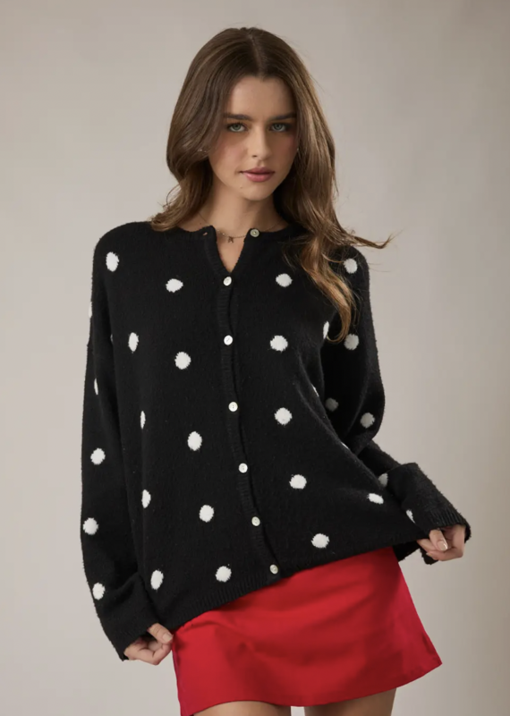Polka Dot Cardigan