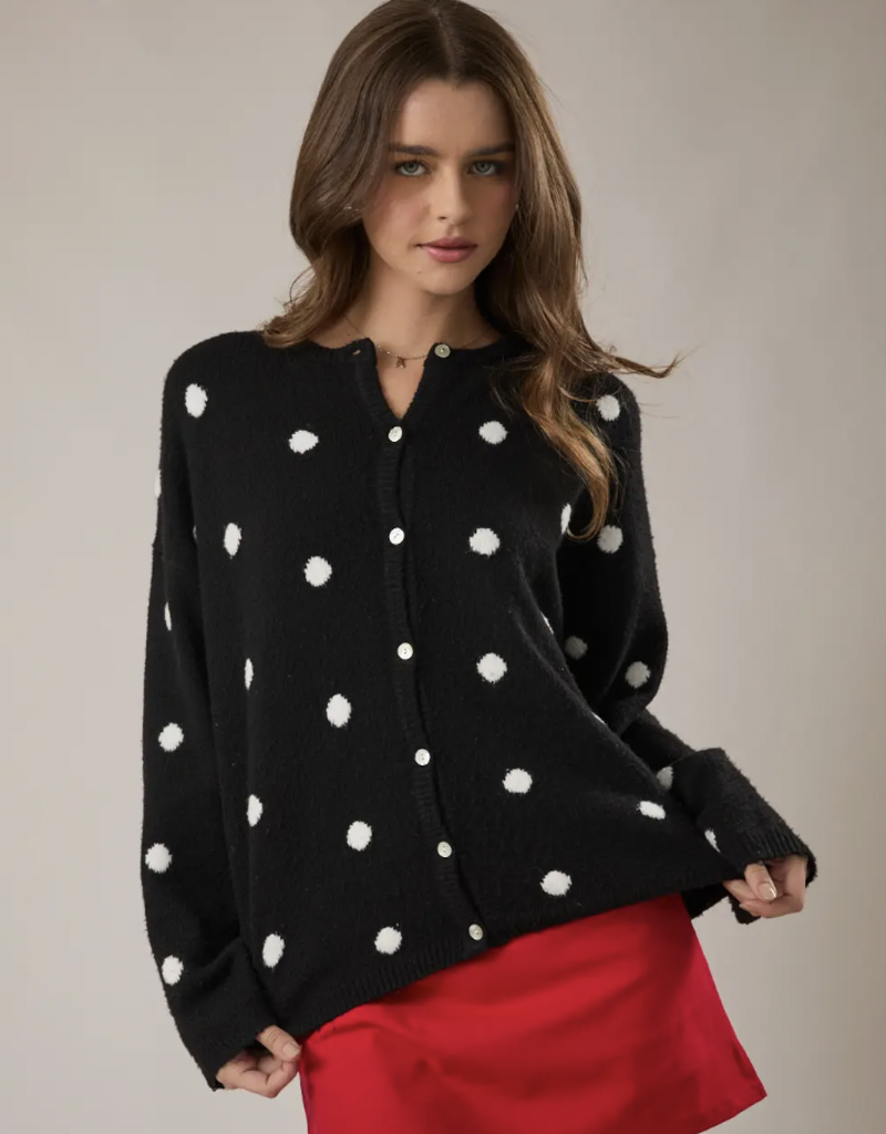 Polka Dot Cardigan