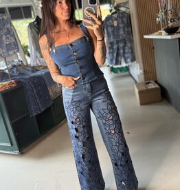 Dark Cut Out Denim