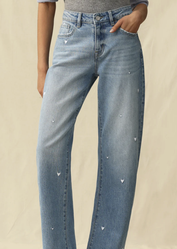 Subtle Heart Denim