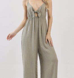 Front Tie  Jumpsuit
