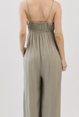 Front Tie  Jumpsuit