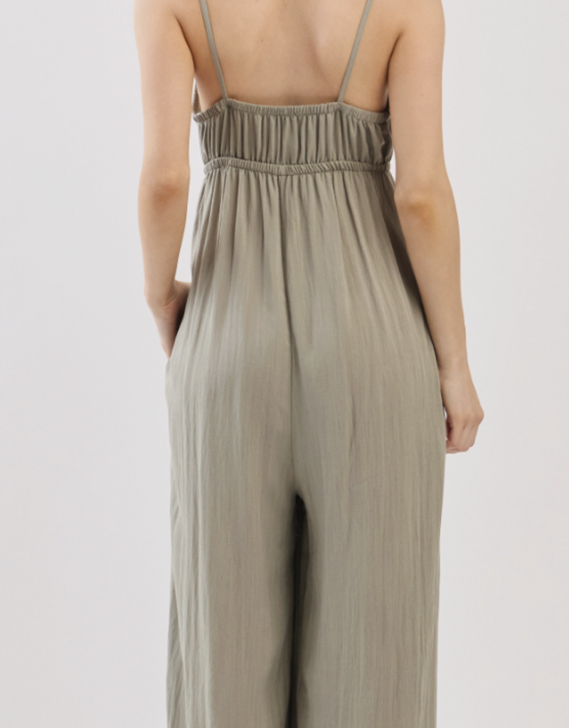Front Tie  Jumpsuit