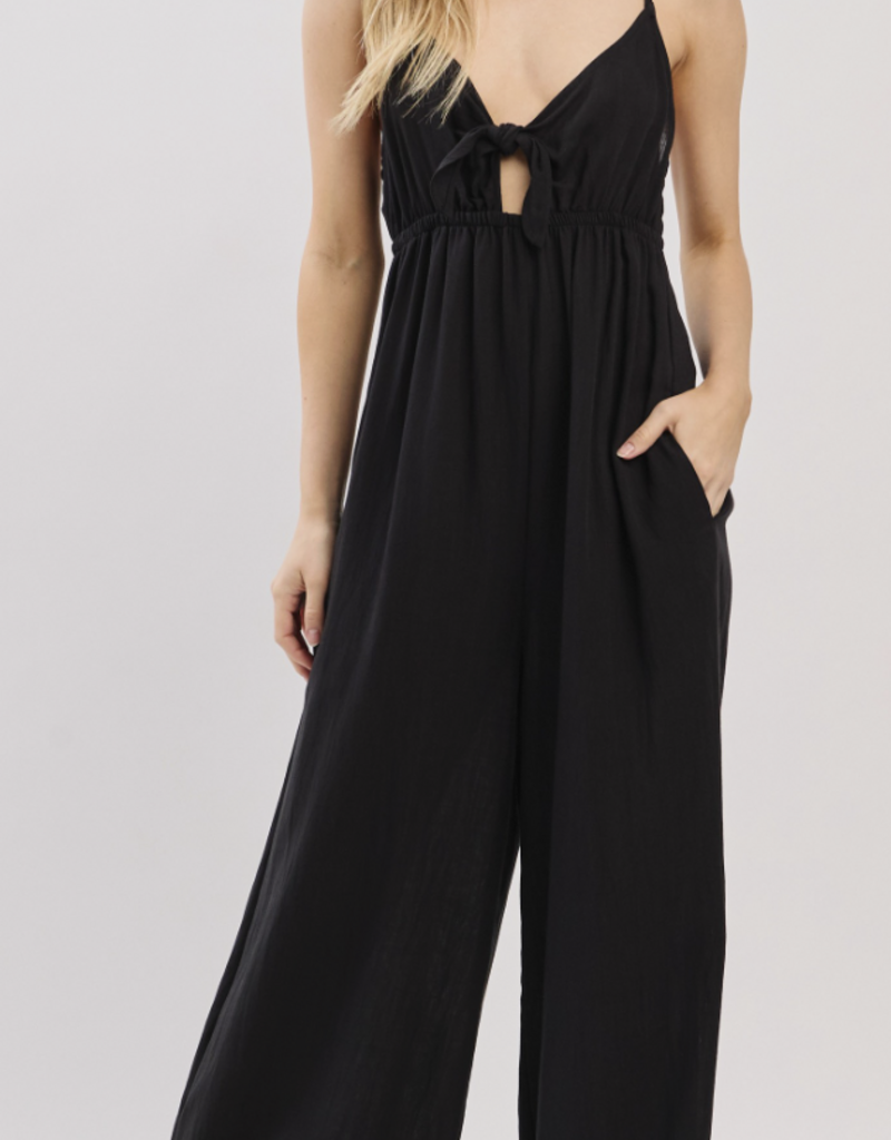 Front Tie  Jumpsuit