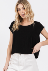 Woven Boxy Top