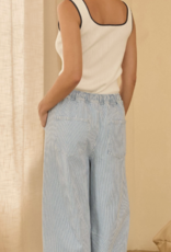 Stripe barrel Jean