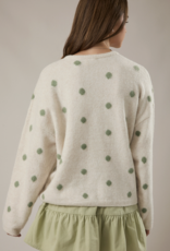 Sage Dot Cardigan