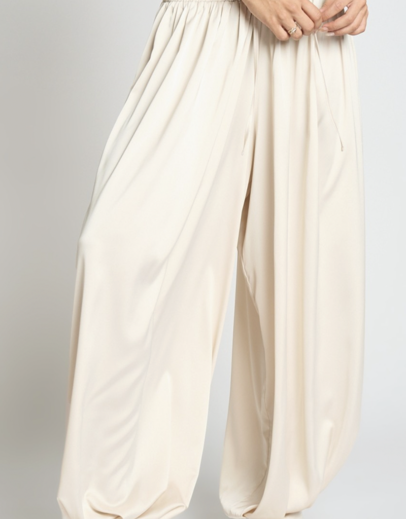 Satin Harem Pants