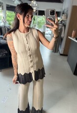 Color Block Knit Top