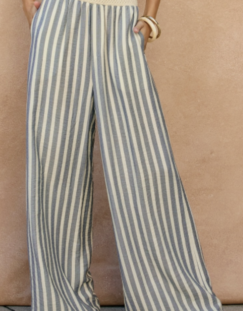 Chambray Stripe Pants