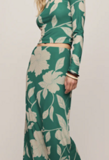 Eda Bloom Floral Mesh Maxi Skirt