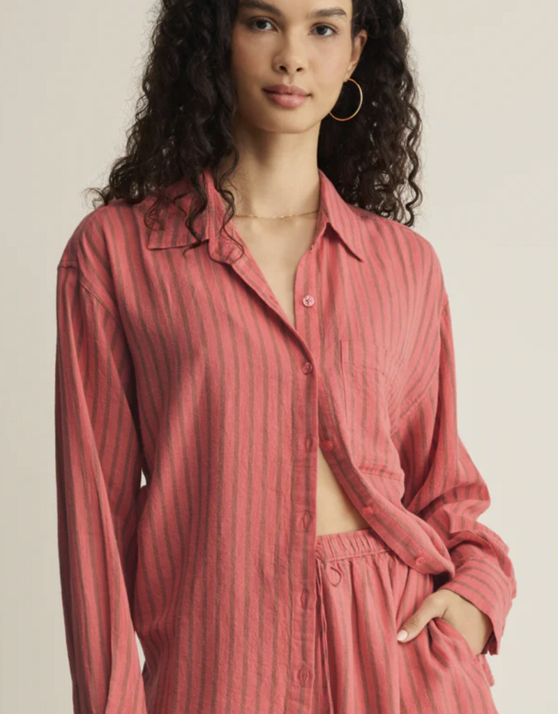 The Perfect Striped Button Up