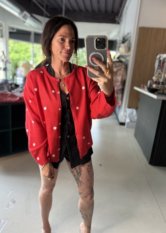 Red/White Star Sweater