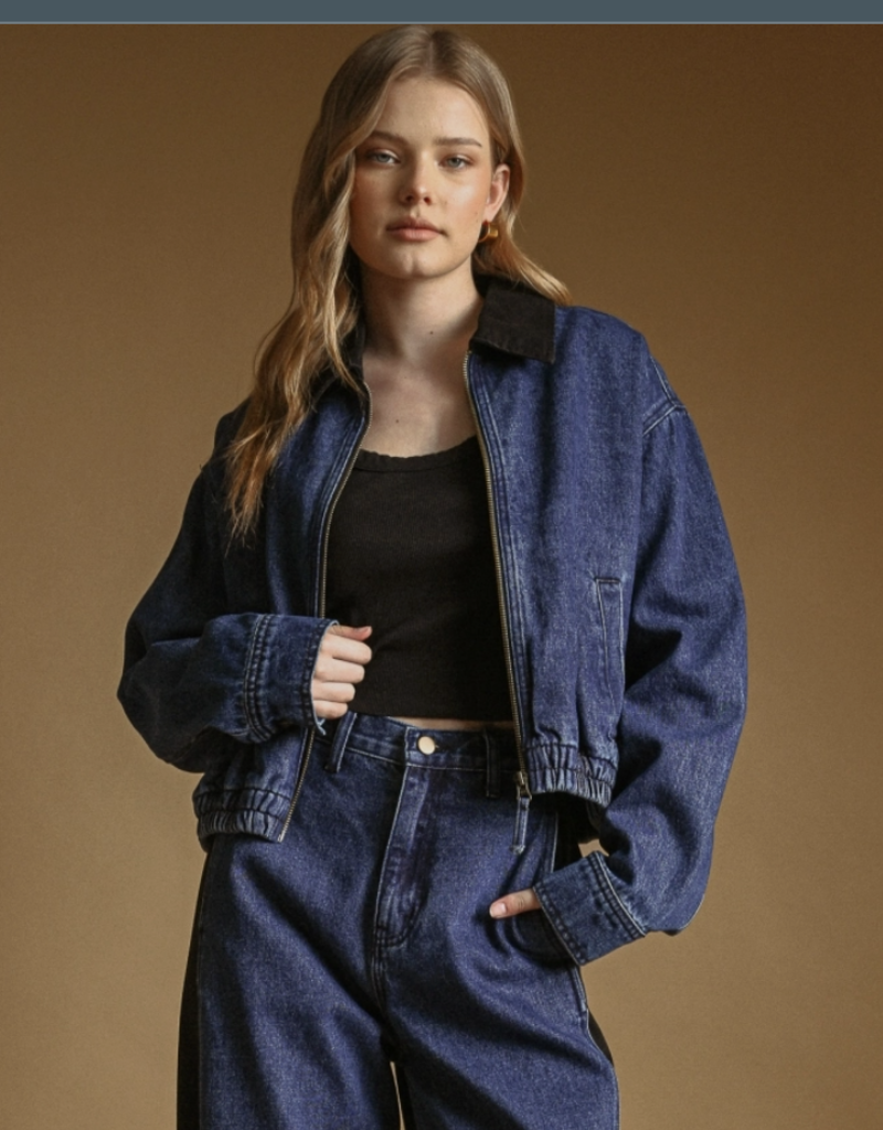 Contrast Zipper Bomber