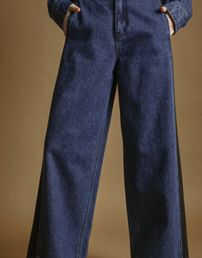 Contrast Pants
