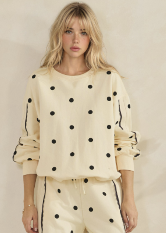 Cream Dots Top