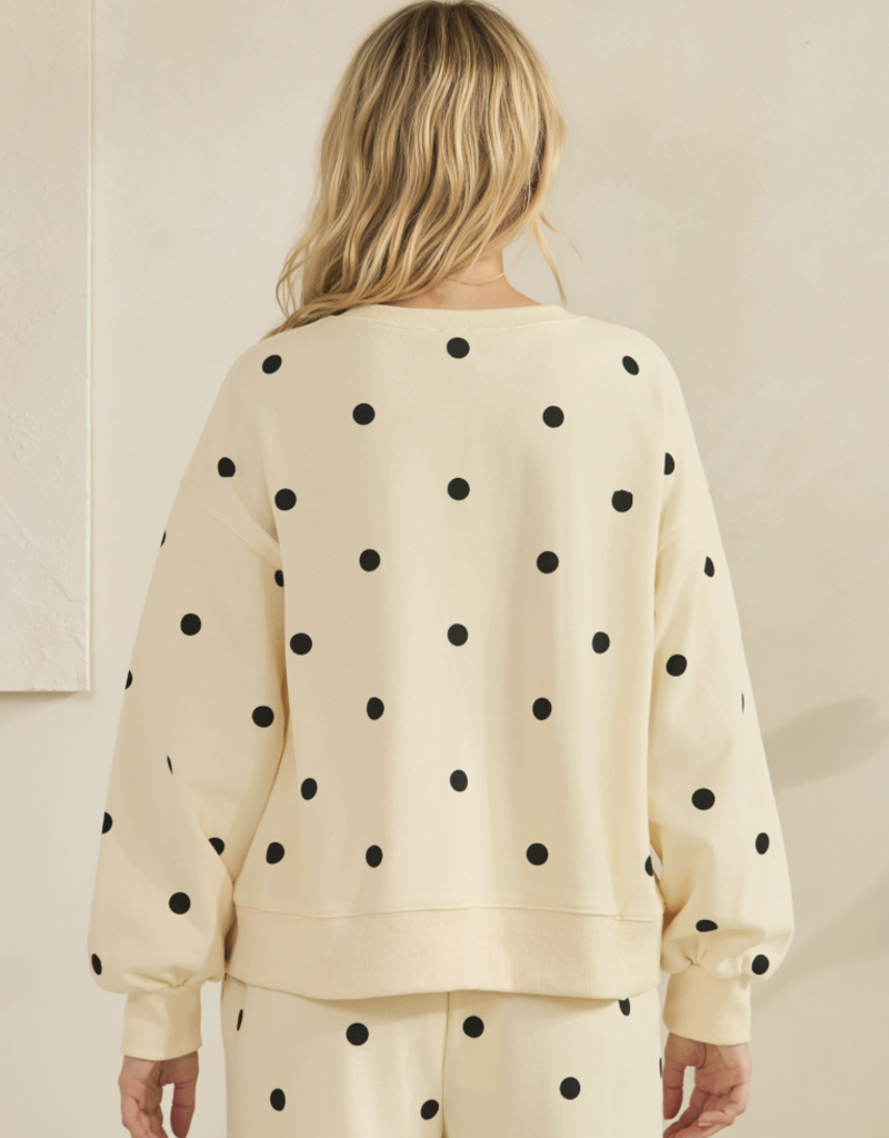 Cream Dots Top