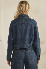 Dot Denim Jacket
