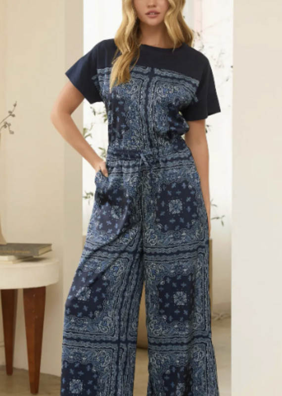 Bandana silk pant