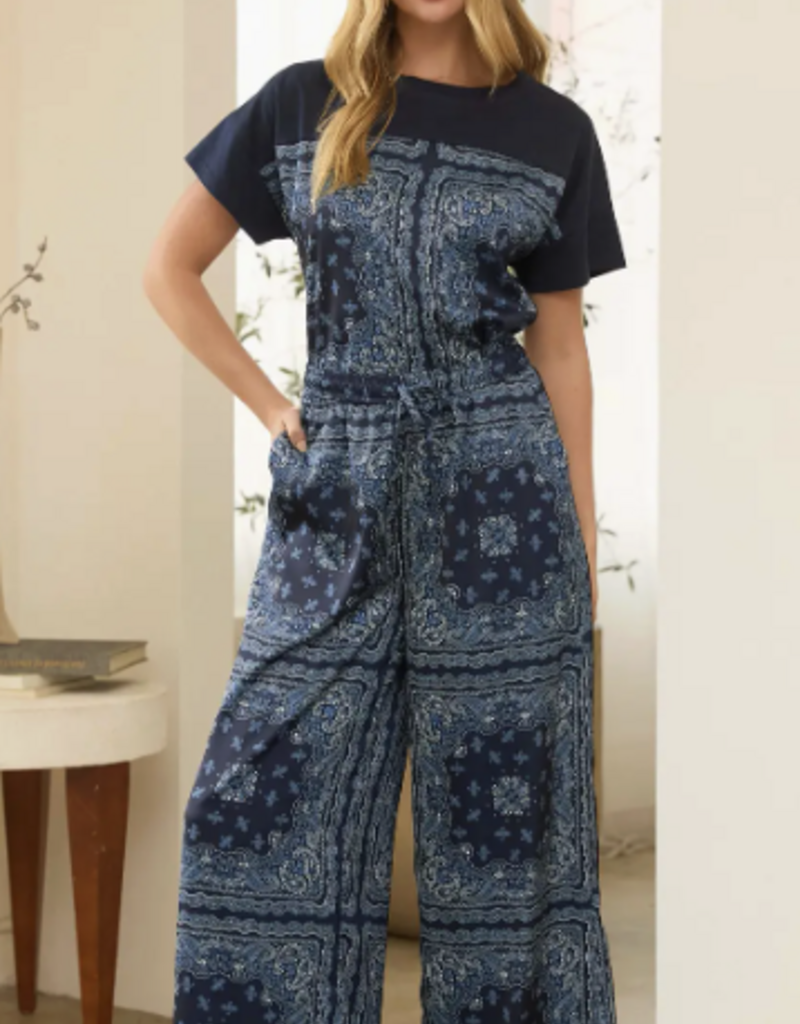 Bandana silk pant