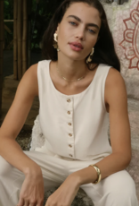 Roman Linen Vest