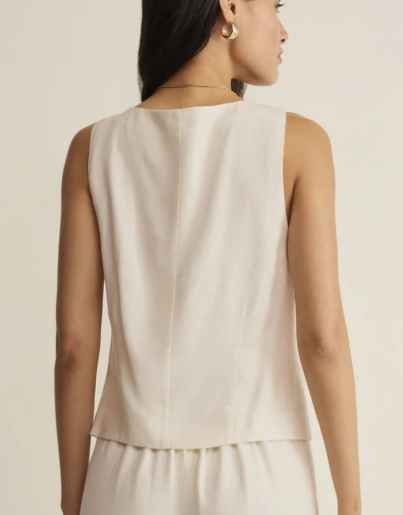 Roman Linen Vest