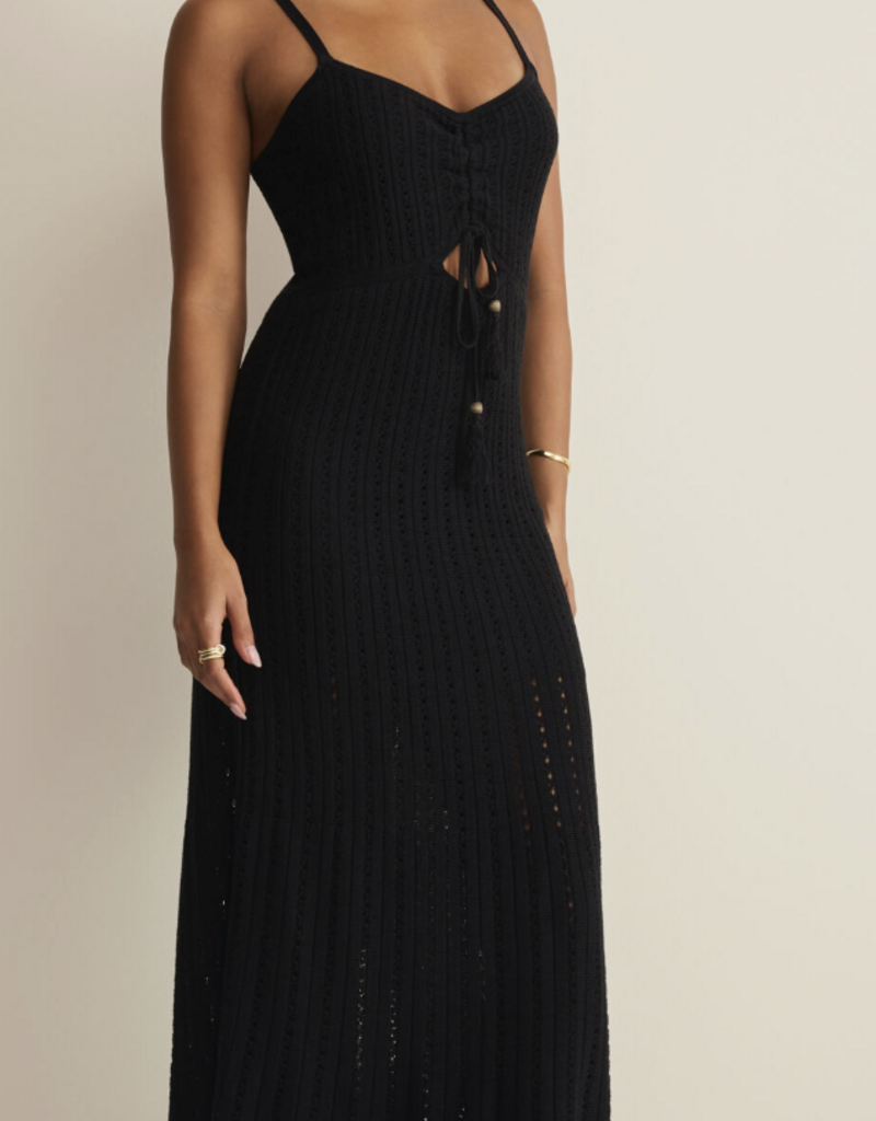 Sunda Crochet Midi Dress