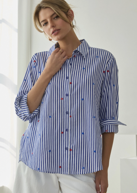 Stars and Stripes Button Up