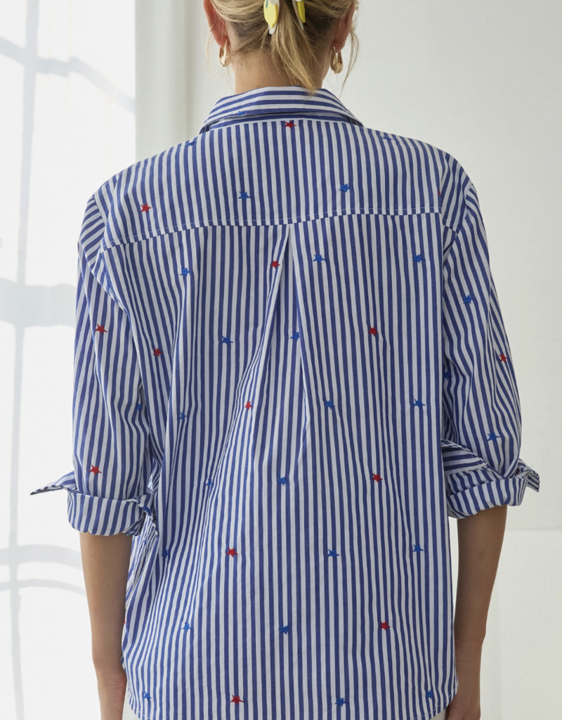 Stars and Stripes Button Up