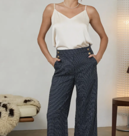 Grid Print Pant