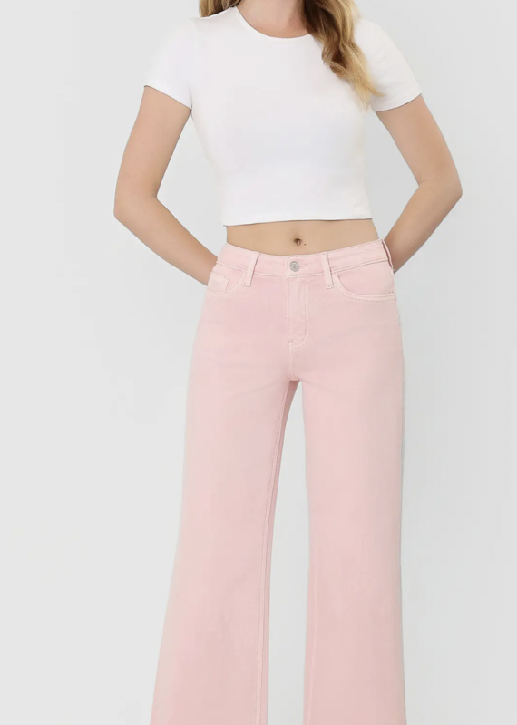 Pink denim