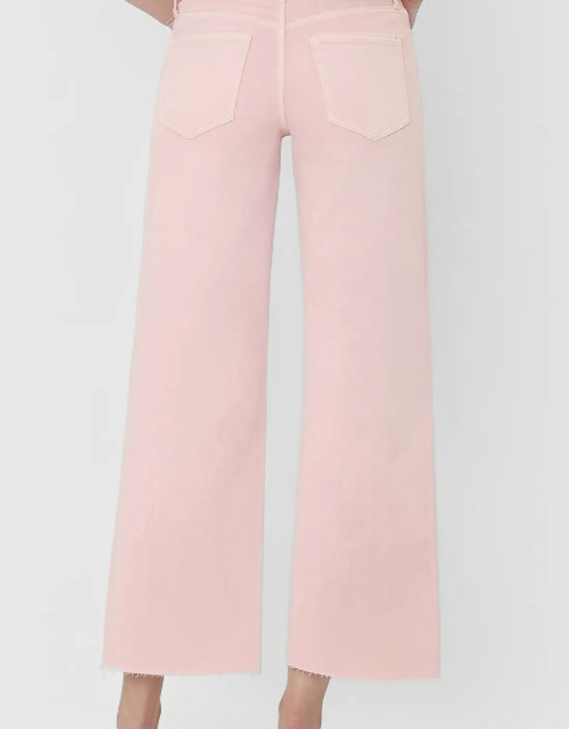 Pink denim