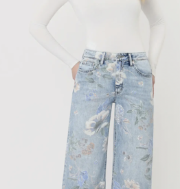 Floral Denim Pant
