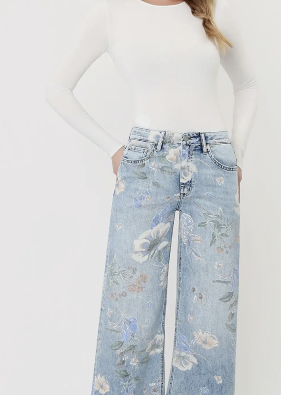 Floral Denim Pant