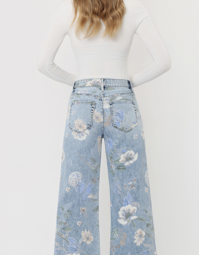 Floral Denim Pant