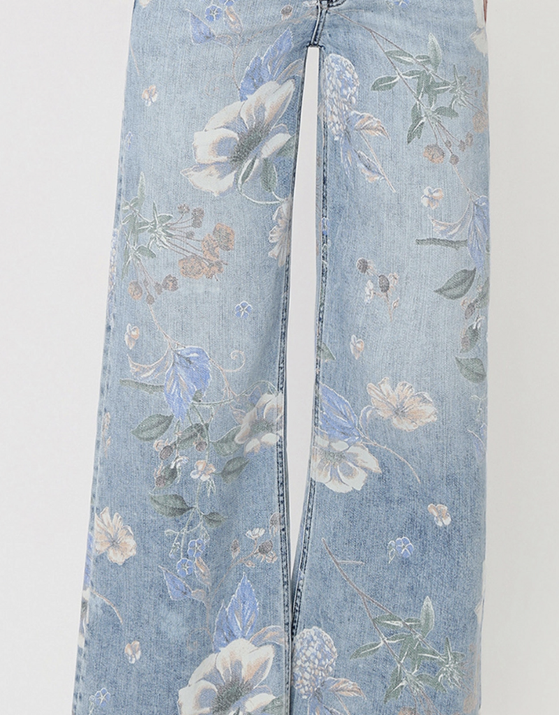 Floral Denim Pant