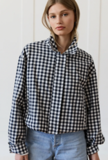 Gingham Zip Jacket