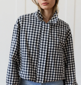 Gingham Zip Jacket
