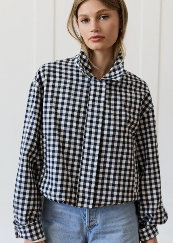 Gingham Zip Jacket